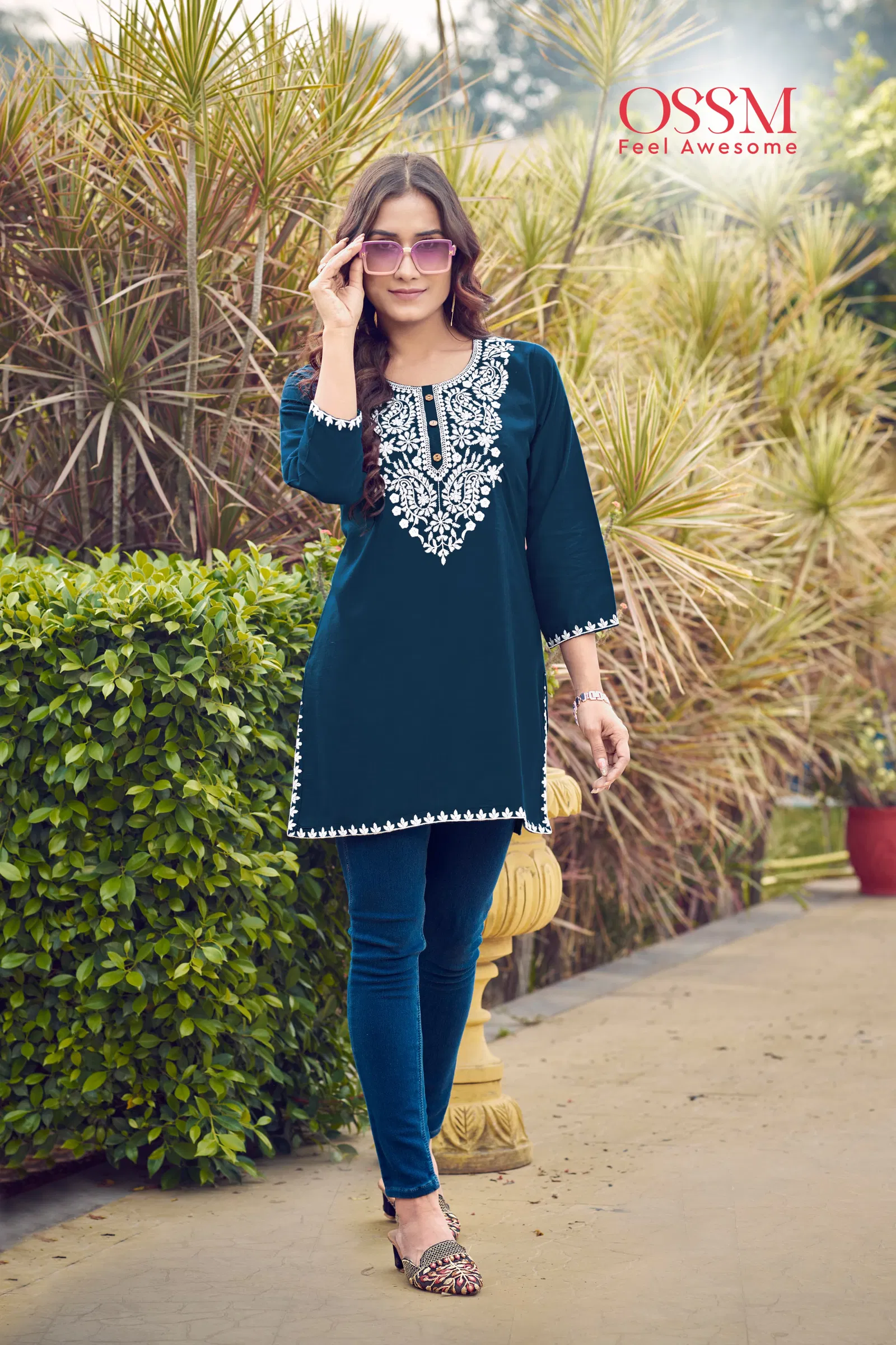 Nora Vol 6 By Ossm Rayon Wholesale Ladies Short Kurtis Suppliers In India